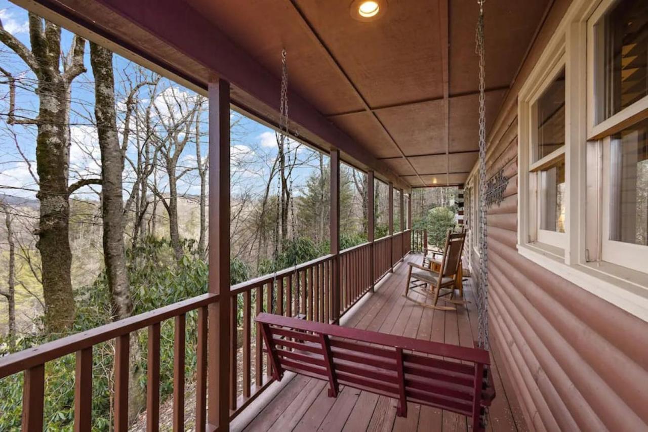 Log Cabin On Peaceful River Blowing Rock Εξωτερικό φωτογραφία